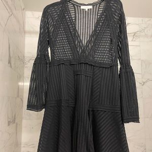 IRO Gwen Black Lace dress